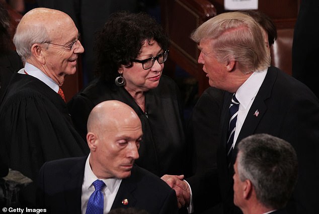 President Donald Trump managed to appoint three justices to the Supreme Court