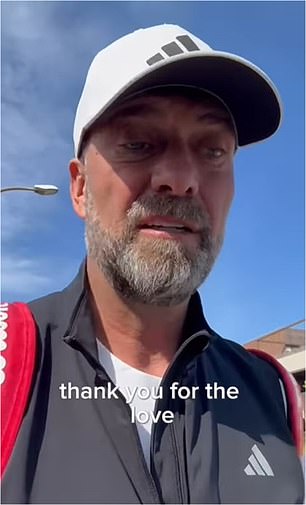 The former Reds manager also shared a video update with his followers via his new account.