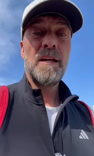 The former Reds manager also shared a video update with his followers via his new account.