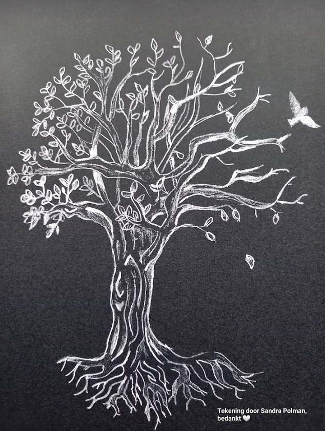 A final tribute image shows a bird flying away from a tree in what appears to be a symbolic nod to Beek's passing.