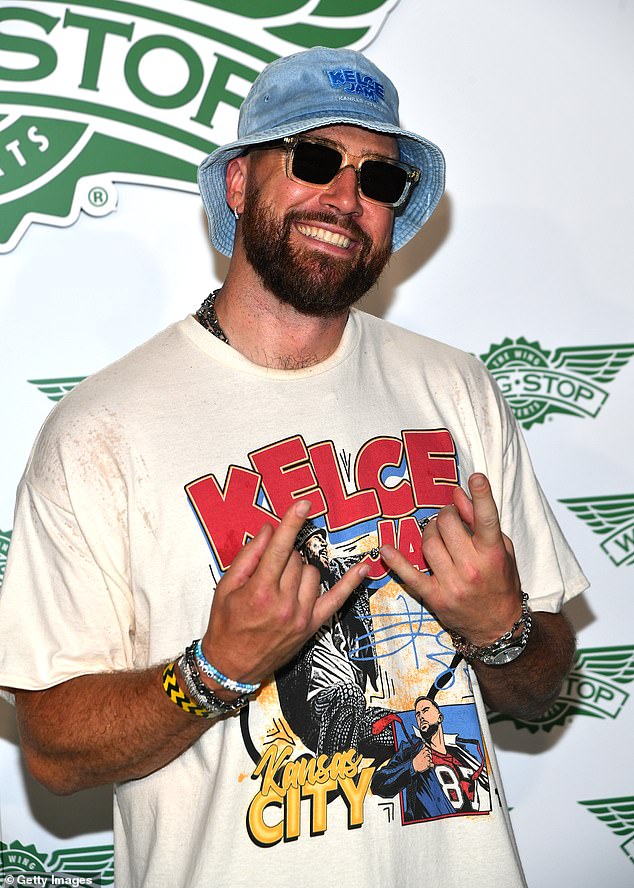 Kelce was with Lil' Wayne, 2 Chainz and Diplo on stage at his Kelce Jam last weekend.