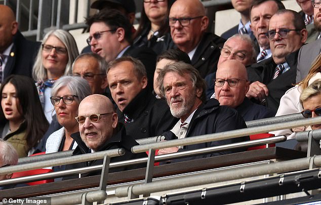 Ratcliffe (right, with United majority owner Avram Glazer) is ready to make radical changes