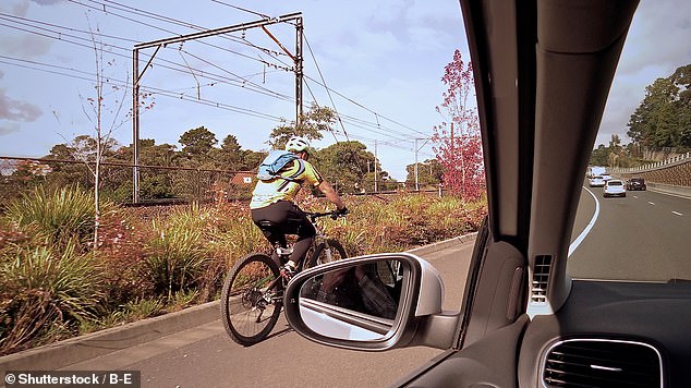 Police allege driver attacked cyclist over property dispute (file image)