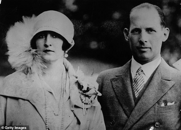 King George II of Greece with his wife Elizabeth, daughter of the King of Romania. The couple's union was an unwise decision that ended in divorce in 1935.