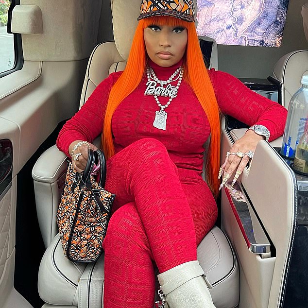 Nicki filmed herself apparently being arrested for allegedly 