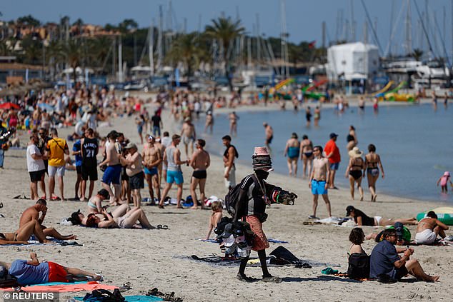 Thousands of protesters took to the streets in Mallorca to demonstrate against the impact that 'excessive tourism' has had on the tourist island (file photo)