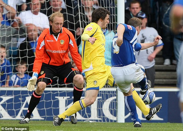 A year later, Jermaine Beckford (not pictured) missed a penalty as Leeds lost on aggregate to Millwall.