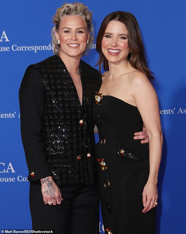 Sophia and Ashlyn made their red carpet debut late last month at the star-studded White House Correspondents' Dinner hosted by Colin Jost.