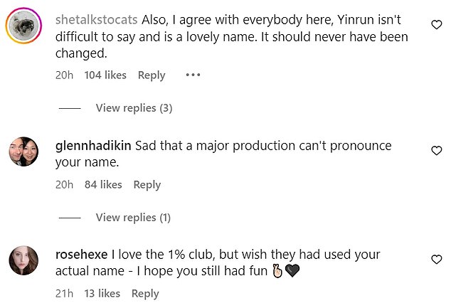 Fans quickly took to the comments to say the name change was 