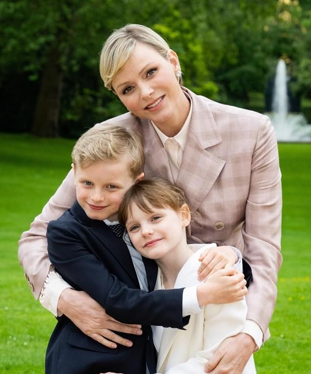 Princess Charlene has shared a sweet photo with her twins, Prince Jacques and Princess Gabriella, to mark Monaco Mother's Day, while Prince Albert attends the Monaco Grand Prix alone.