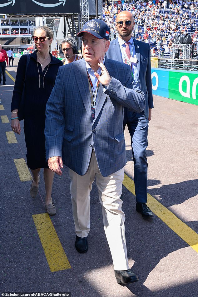 Meanwhile, Charlene's husband Prince Albert, 66, traveled alone to the Monaco Grand Prix.