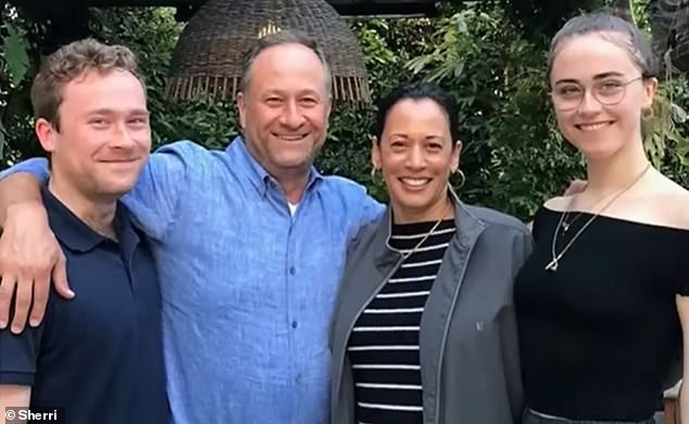 Cole Emhoff, Doug Emhoff, Kamala Harris and Ella Emhoff