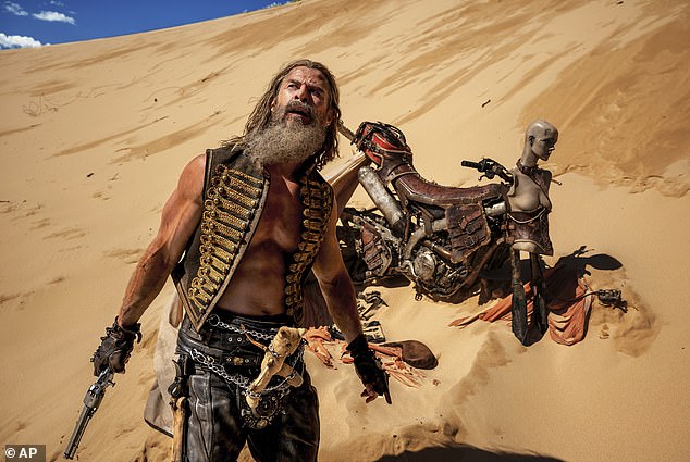 Chris appears in the photo; Furiosa: A Mad Max Saga premiered in theaters on Friday