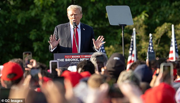 The former president received a rapturous reception when he became the first Republican presidential candidate in 40 years to hold a rally in the Bronx on Thursday.