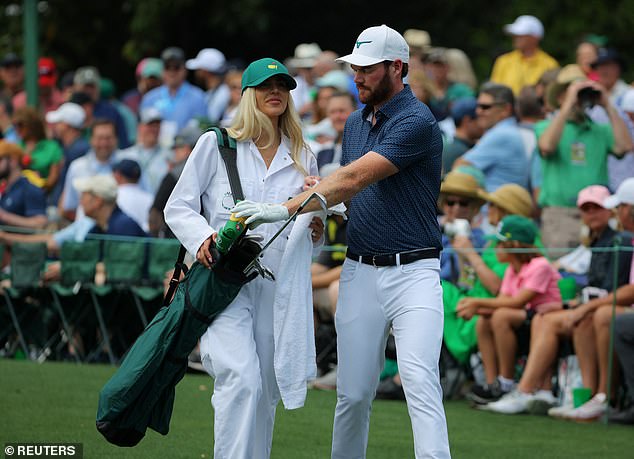 The couple met in 2021 at the American Express tournament, held in Palm Springs.