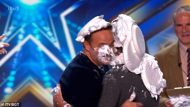 Simon and Ant rushed to hug him when it turned out it had all been a big joke.