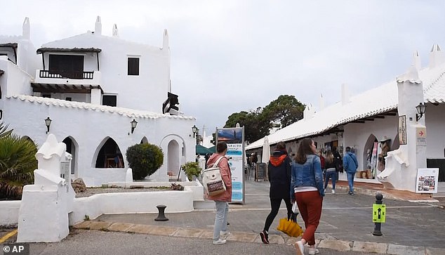 Binibeca Vell is a popular holiday destination due to its winding streets and whitewashed houses.