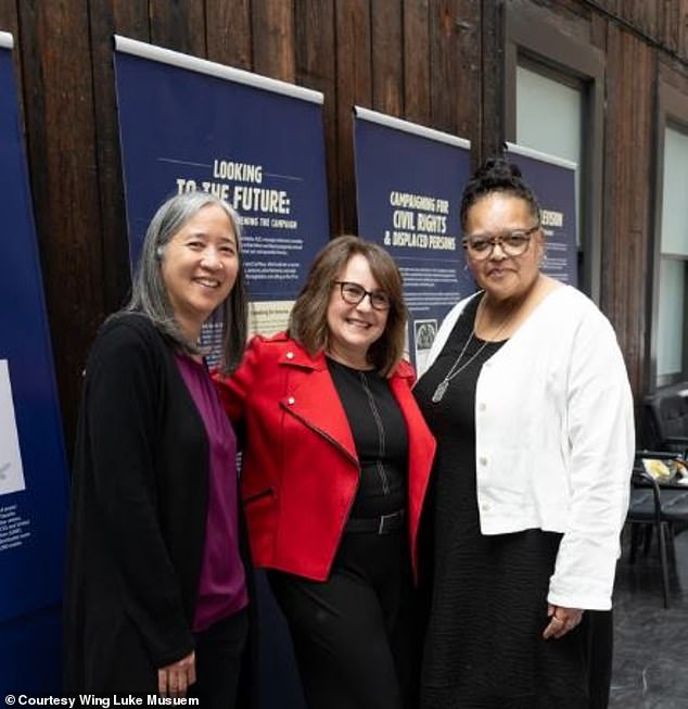 The Confronting Hate Together Organizers of the exhibition at the Wing Luke Museum