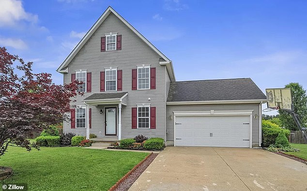 The median sales price in Delaware rose to $387,500, up 4.97 percent from March (pictured: a home in Magnolia - listing price $310,000)