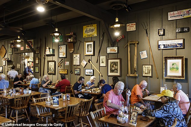 Cracker Barrel stores will receive an update. This is one of the old designs.