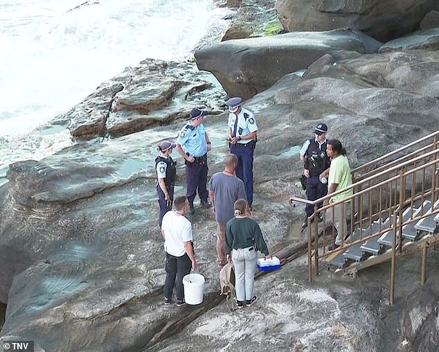 The police obtain the men's fishing equipment and speak to a witness at the Kurnell Rocks where the men had been fishing.