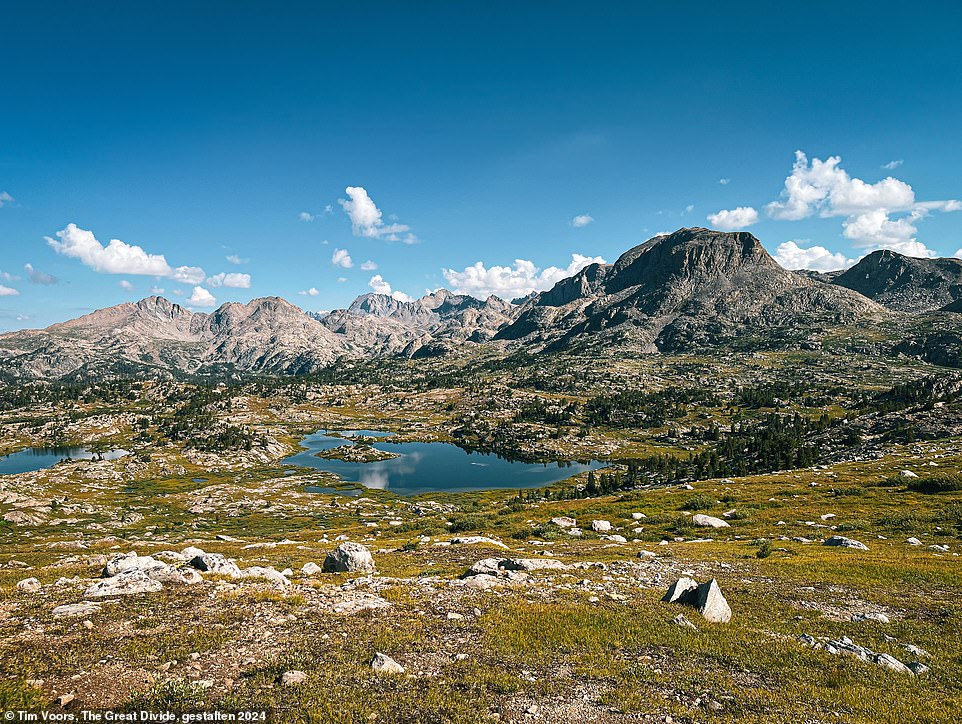 During his hike in the Wind River Range, pictured, Voors is awakened by a screaming campmate 