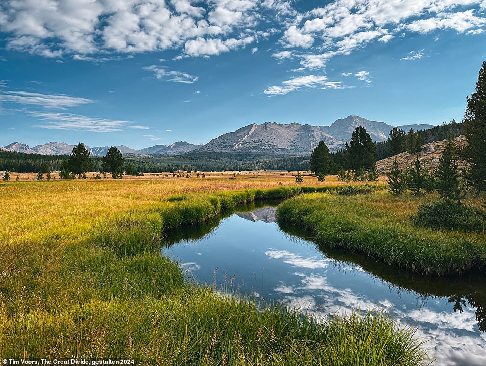 See one of the places where Voors stops to swim for a 