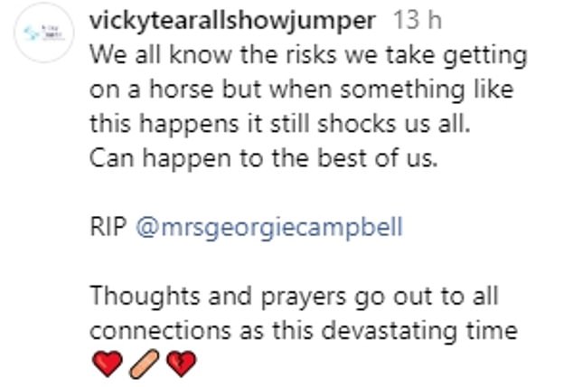 1716807511 813 Horse riding world is stunned by British rider Georgie Campbells