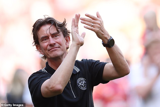 Brentford manager Thomas Frank is among the names linked with a move to United