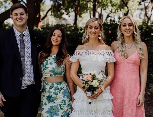 Mark and Rowena are parents to (pictured left to right) Isaac, Eden, Candice and Ariel Bombara.