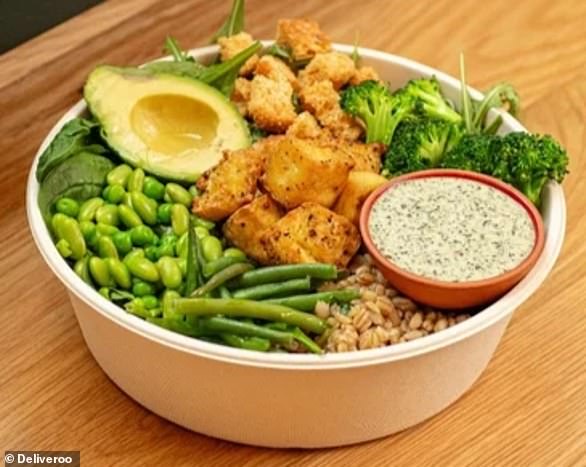 Salad Project customers can expect to wait in line for up to 30 minutes to receive their salad bowls (pictured, 'Supergreen' salad bowl)