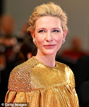 Cate wore her short blonde tresses in a sleek updo during the Cannes Film Festival last week.