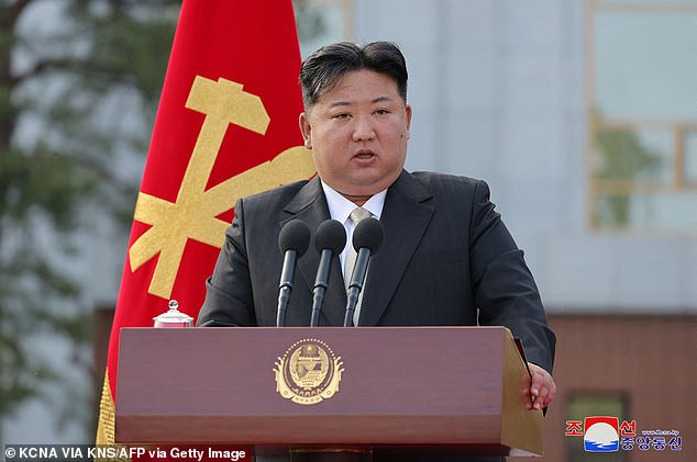 In the photo: Kim Jong-Un. North Korea launched its first military reconnaissance satellite into orbit in November last year as part of its efforts to build a space surveillance network to counter what it calls growing U.S.-led military threats.