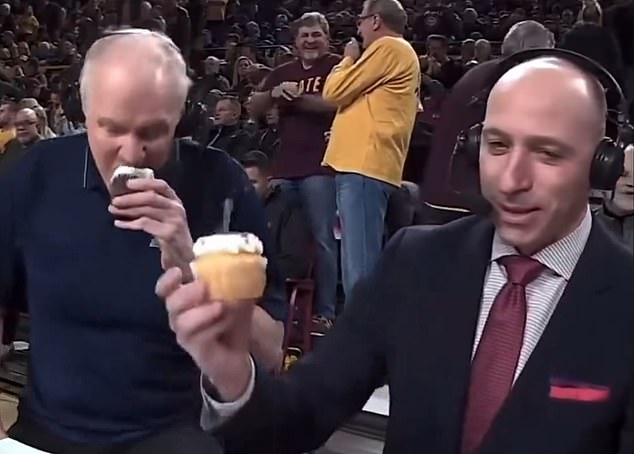 Walton once ate a cupcake live on camera, and even ate a lit candle in the process.