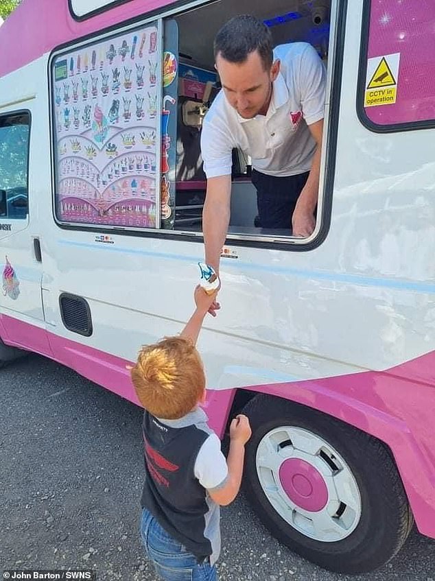 John Barton (pictured), 33, who runs Lincolnshire-based Harrison's Ices, was stunned when he received a letter from the council saying they had received complaints about his jingles.