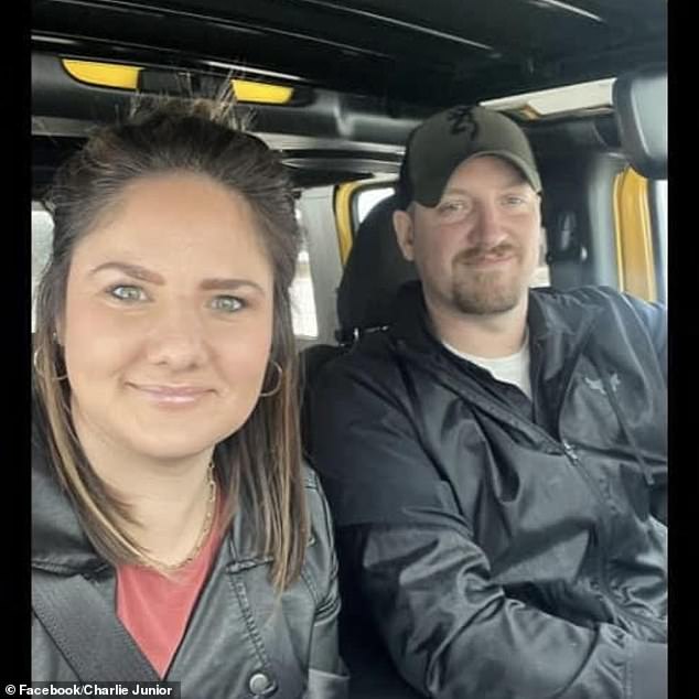 Her husband, Kent County Sheriff's Deputy Charlie Price, posted a photo of them together on his Facebook page Monday with just a heart emoji as the caption.