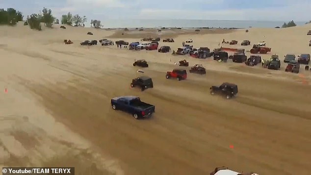 Silver Lake State Park rangers and staff approached her and attempted to provide first aid, but were unsuccessful. The 3,000-acre state park stretches along the shoreline of Lake Michigan and contains about 2,000 acres of sand dunes.