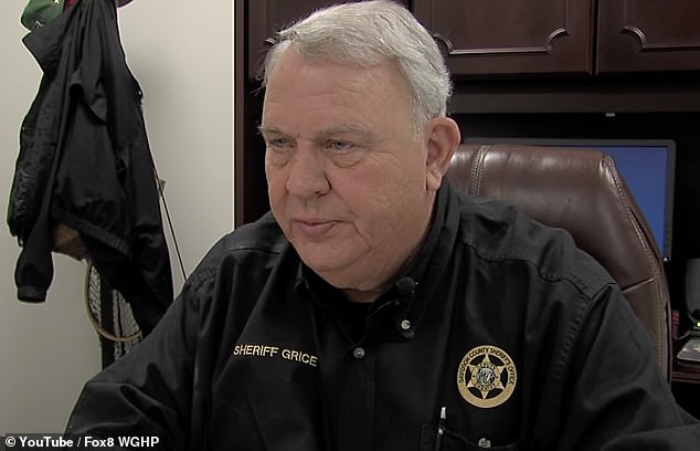 Pictured: Former North Carolina Sheriff David Grice. Sheriff attended 'gruesome' scene the night of Jason's murder