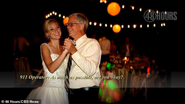 Pictured: Thomas seen dancing with his daughter Molly on her wedding day to Jason in 2011, shortly after the family moved to the US.