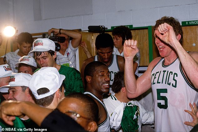 Walton (right) was part of the Boston Celtics team that won the 1986 NBA Championship.