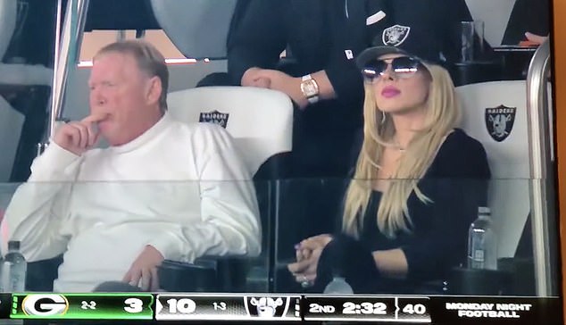 Davis and Hopkins were also photographed sitting together at a Raiders game in 2023. She said they were just friends, but rumors continue to persist.