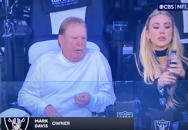 Hopkins was seen sitting next to Davis at an NFL game in December 2022.