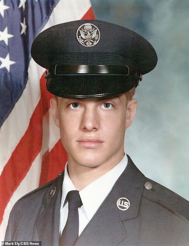 Veterans like Ely (pictured during his Air Force days) who served at a top-secret base known as 