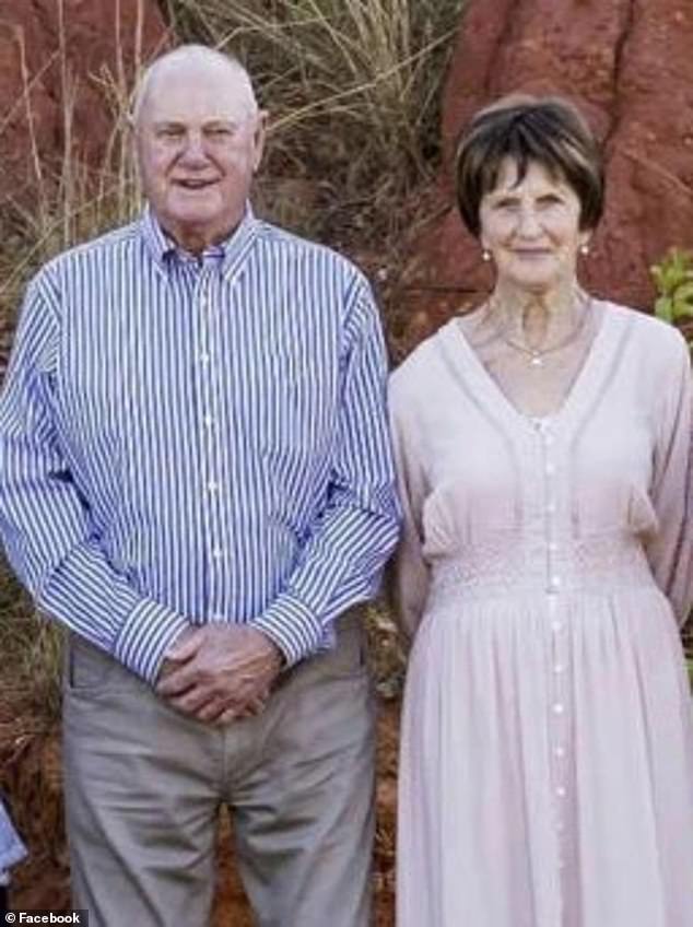 Cairo was behind the wheel of a pickup truck when it collided with a Honda Civic carrying Cynthia Clark, 84, her husband John, 86 (pictured together), and daughter Jacquie, 54.