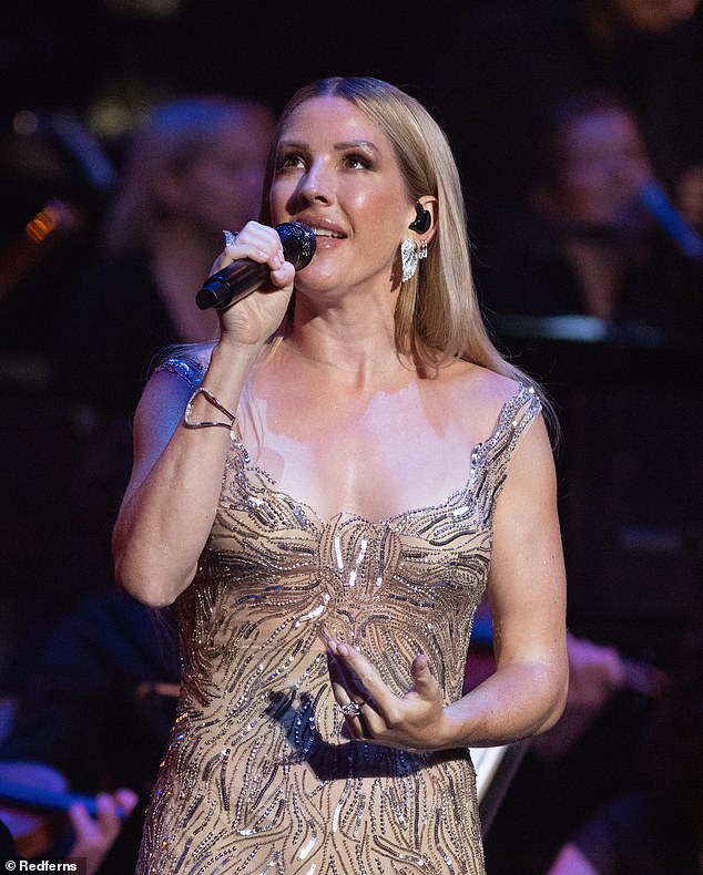 Ellie has poured her grief over her separation from her husband, art dealer Caspar, into her new music (Ellie was seen performing at London's Royal Albert Hall in April).