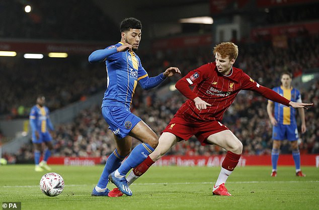 Van den Berg last played for the Reds in February 2020 in a fourth round replay against Shrewsbury Town.