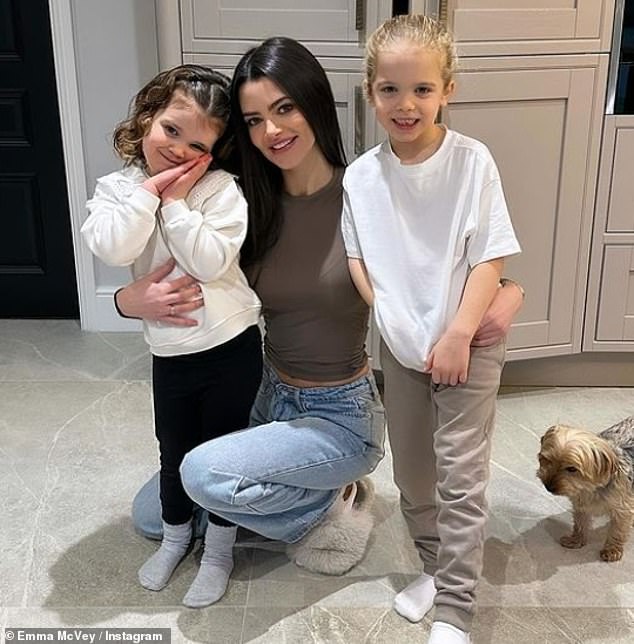 Emma and Gaz share son Chester, 5 (left) and daughter Primrose, 3 (right) and first got together in 2019, but sadly went their separate ways.