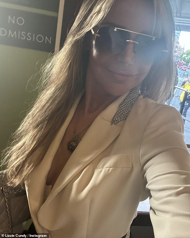 Earlier in the day, Lizzie shared a selfie on Instagram on her way to the semi-final, sporting a pair of stylish purple-tinted sunglasses.