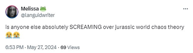 Dozens of fans of Netflix's Jurassic World shows took to X to praise the latest installment, in the form of the first few seasons of Chaos Theory.