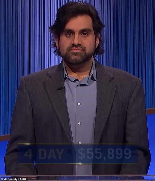 On Monday night's episode of Jeopardy!, Ken asked contestant Amar Kakirde a celebrity name question with a $400 reward.